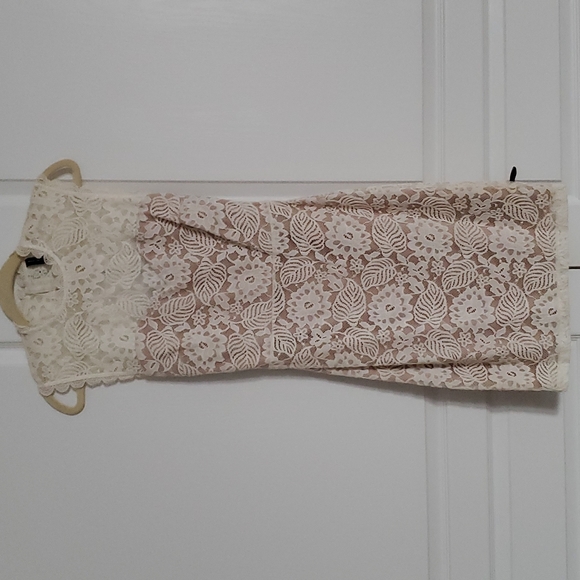 Marciano Open Back Lace Dress - Picture 1 of 12